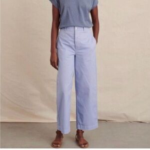 Alex Mill Wide Leg Periwinkle Twill Pant 4
